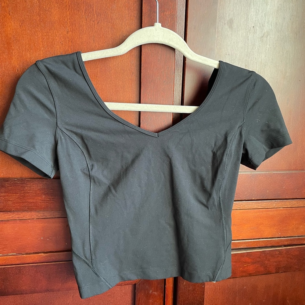 NWT Lululemon Align Tee / Classic Black Women's Top / Size 4